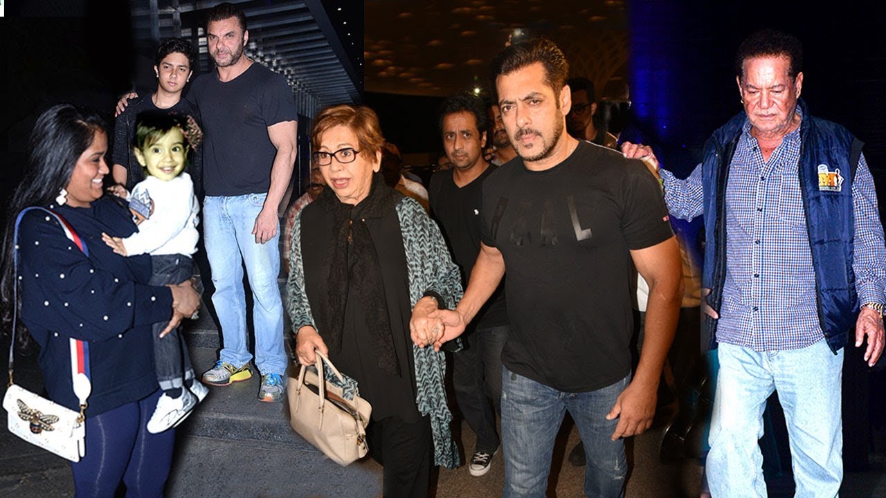 Salman Khan With Family At Mother Helen's 80th Birthday Party 2017 Full Video HD
