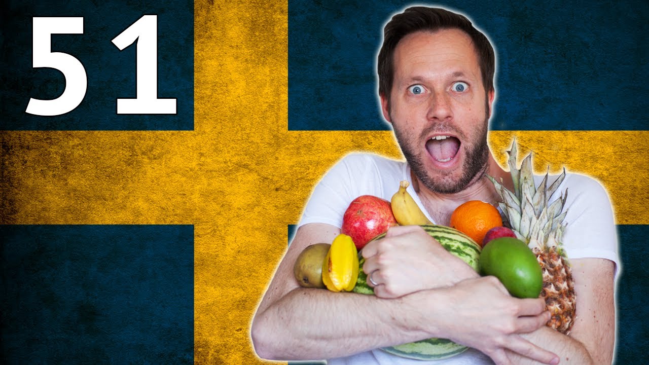 FRUITS - 10 Swedish Words