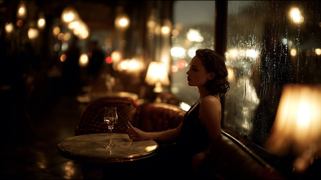 【Jazz Français】Nuit Parisienne | Chanson Française | Vintage Jazz Noir