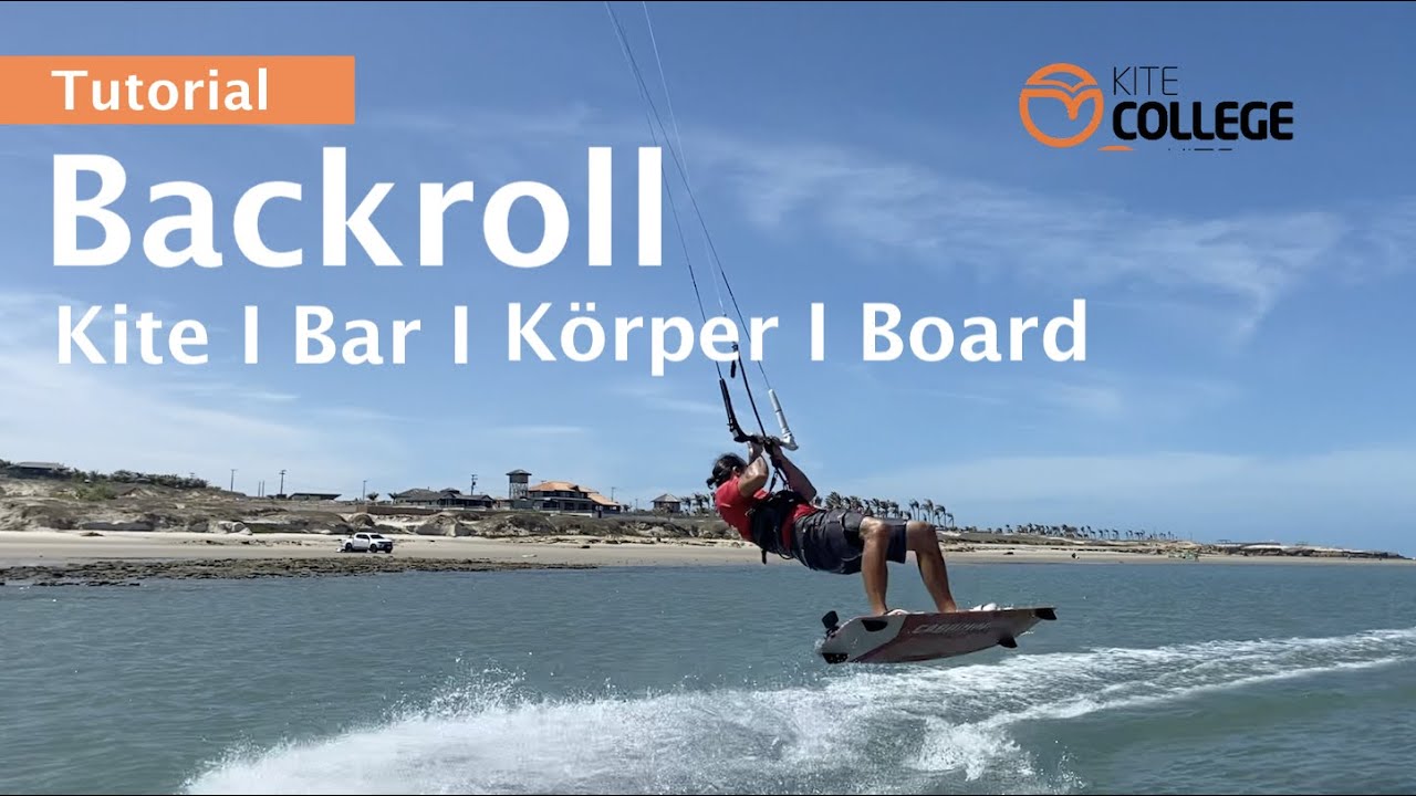 Kitecollege I Tutorial I Kitesurf Backroll for everybody I VDWS Level 7
