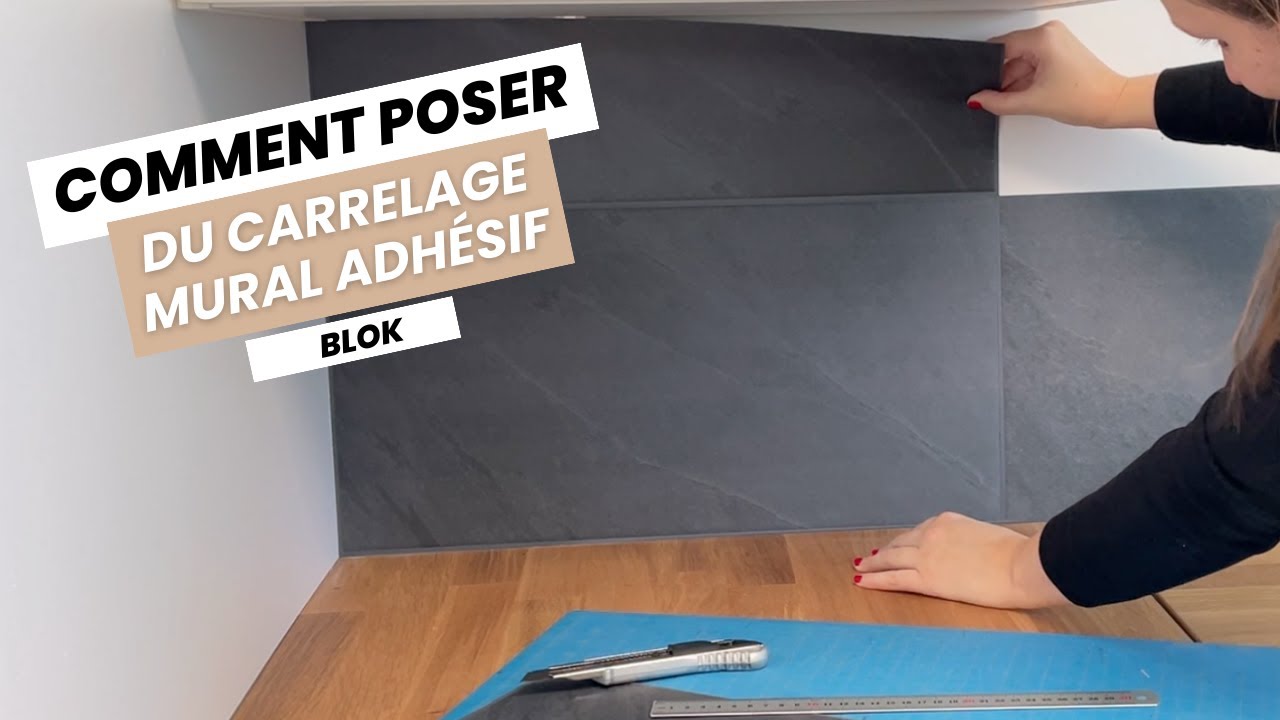 Comment installer du carrelage mural adh&eacute;sif Blok | Smart Tiles