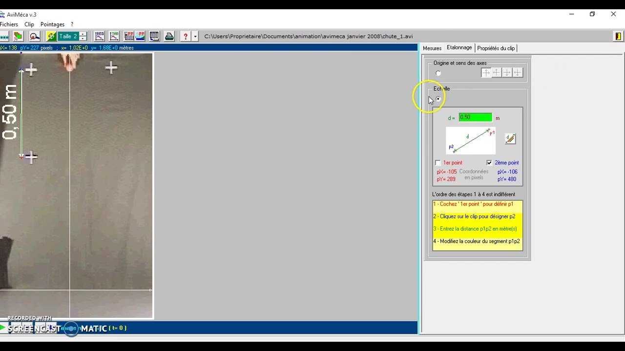 Tuto avimeca regressi (1S)