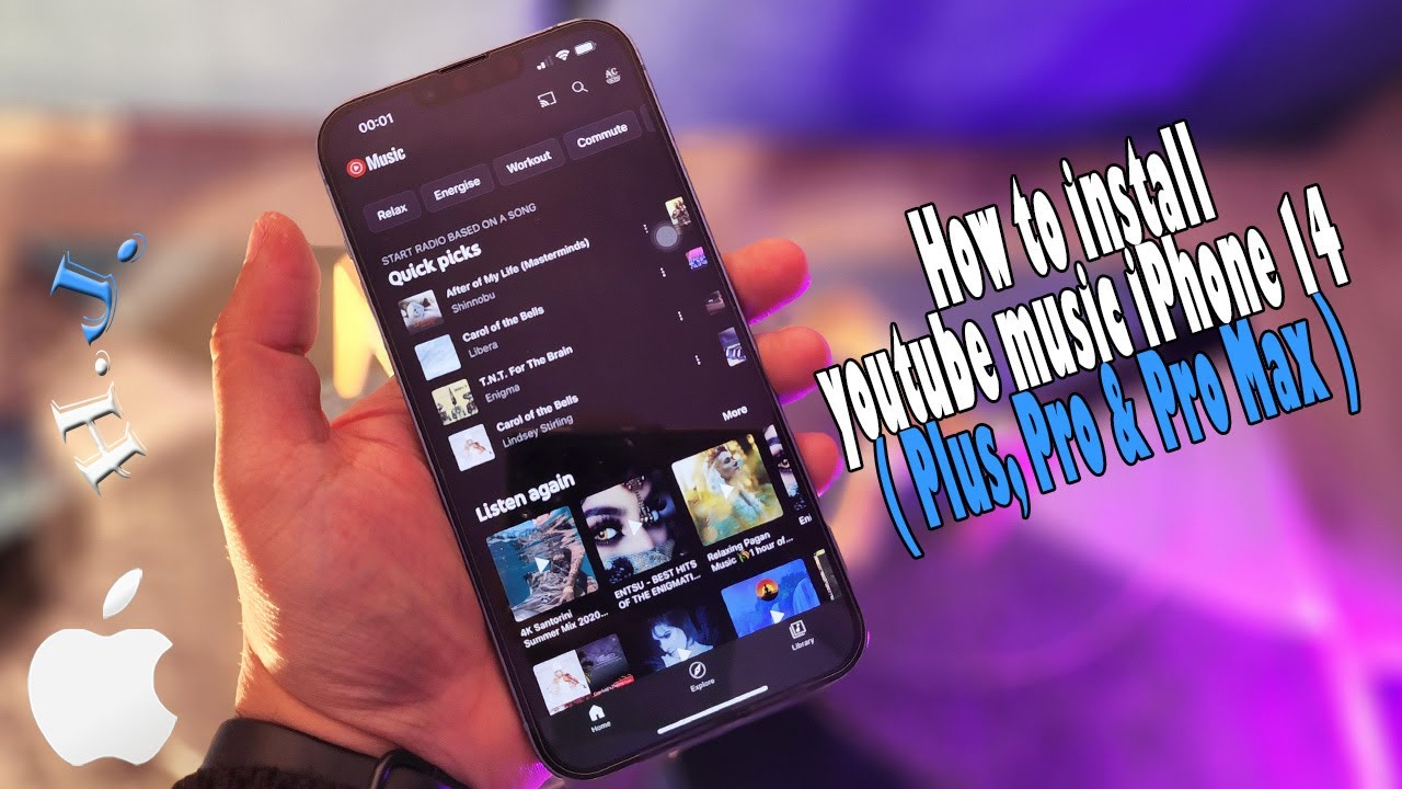 How to install youtube music: iPhone 14( Plus, Pro & Pro Max )