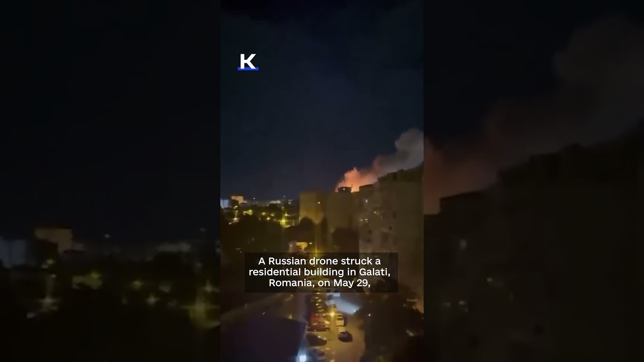 Russian drone strikes residential building in Romania, injuring 2