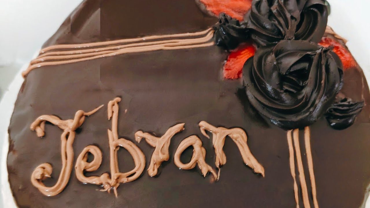 Chocolate Strawberry cake l Eggless Chocolate Strawberry cake l Chocolate cake with Premix 