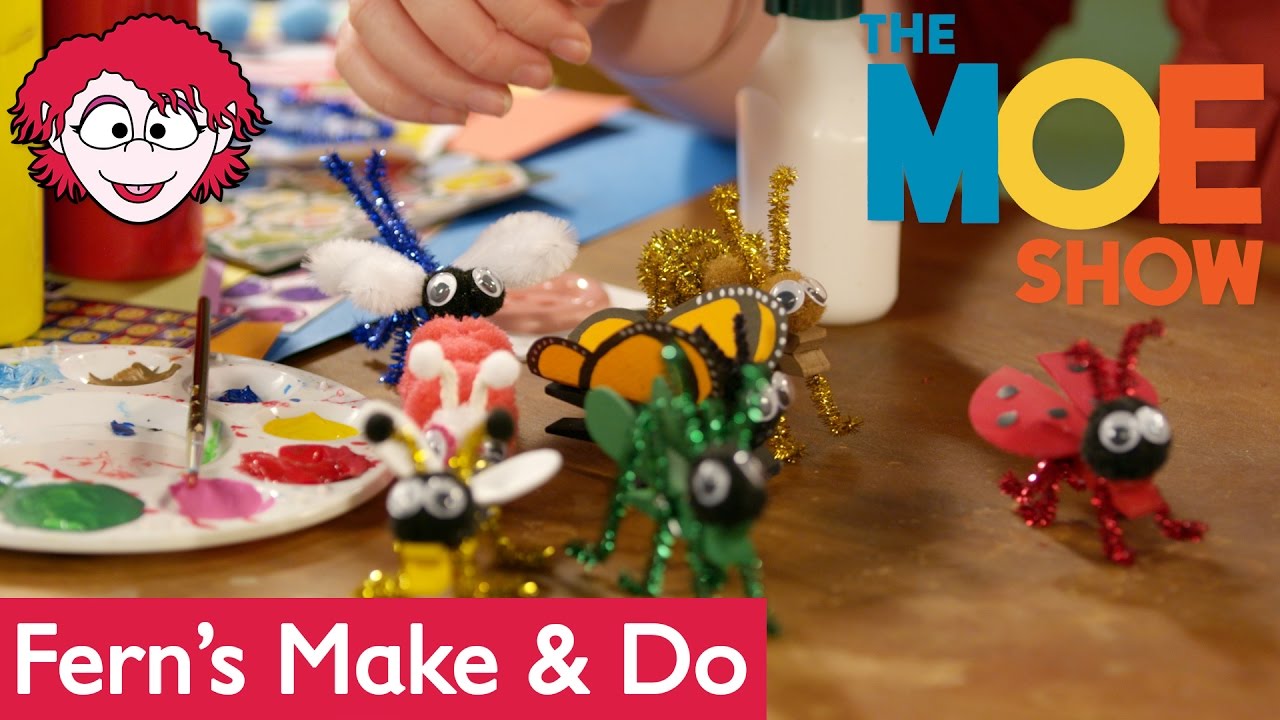 Fern's Make & Do | Make Peg Insects with Laura Daniel | Fun crafts for kids #PegInsects