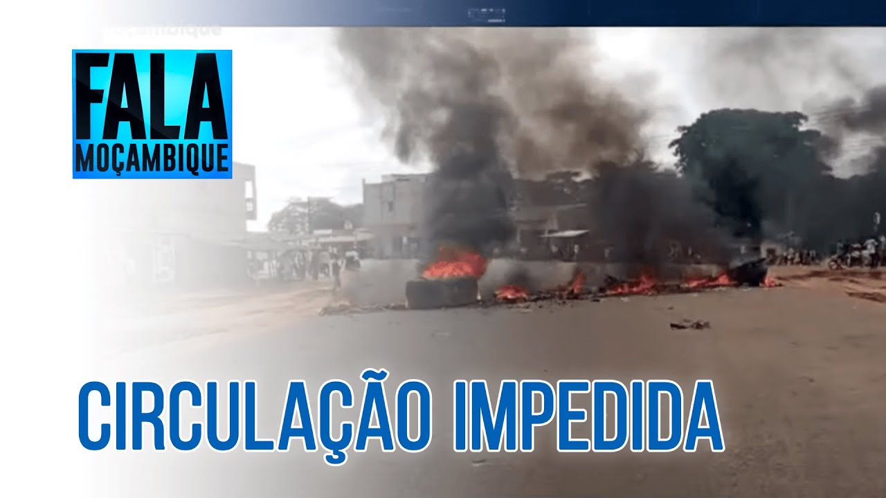 A circulação rodoviária e ferroviária foi impedida em vários pontos do país durante as manifestações