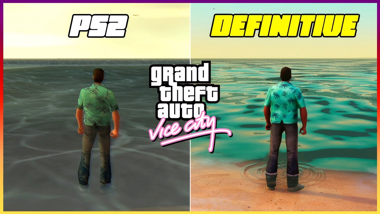 GTA Vice City: PS2 VS DEFINITIVE EDITION | The Ultimate Comparison & Locations