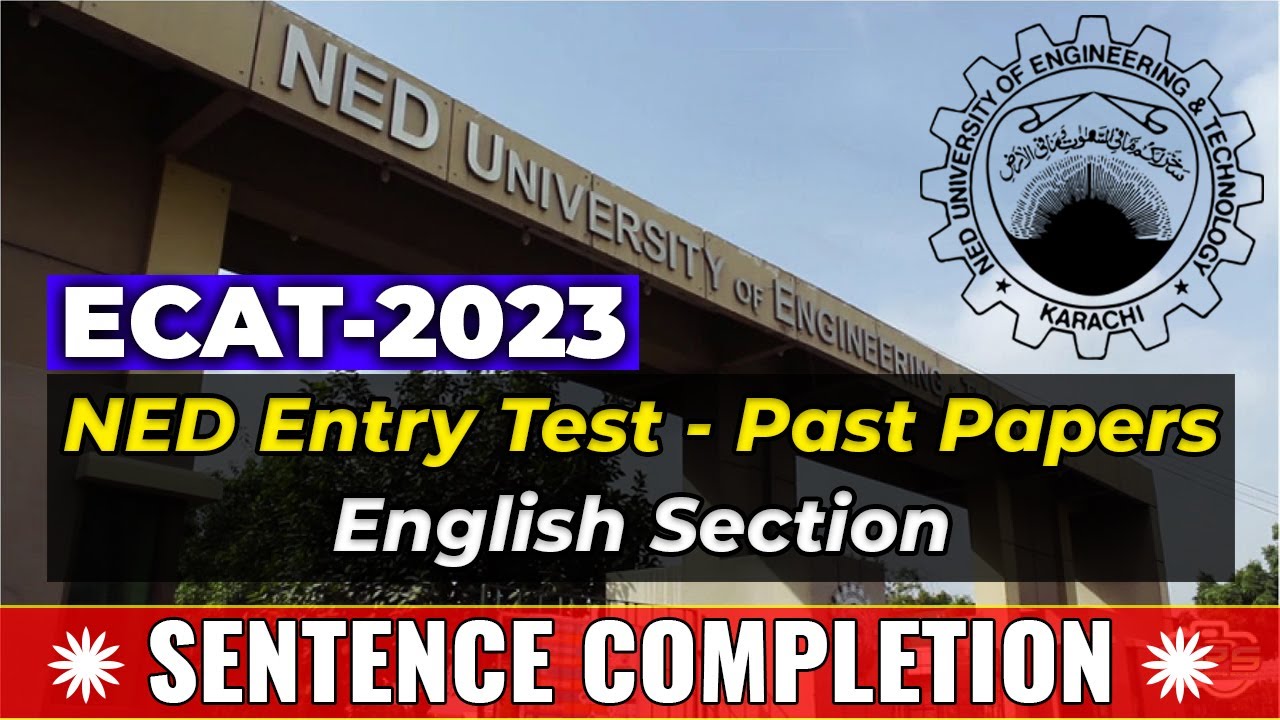NED Past Papers (English - Sentence Completion)