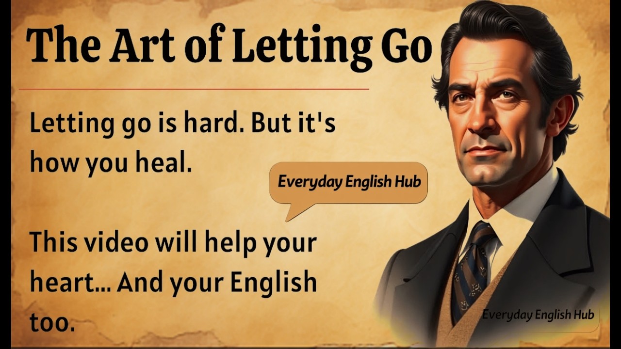 The Art of Letting Go - This Will Heal You || Graded Reader || Improve Your English Fluency ✅