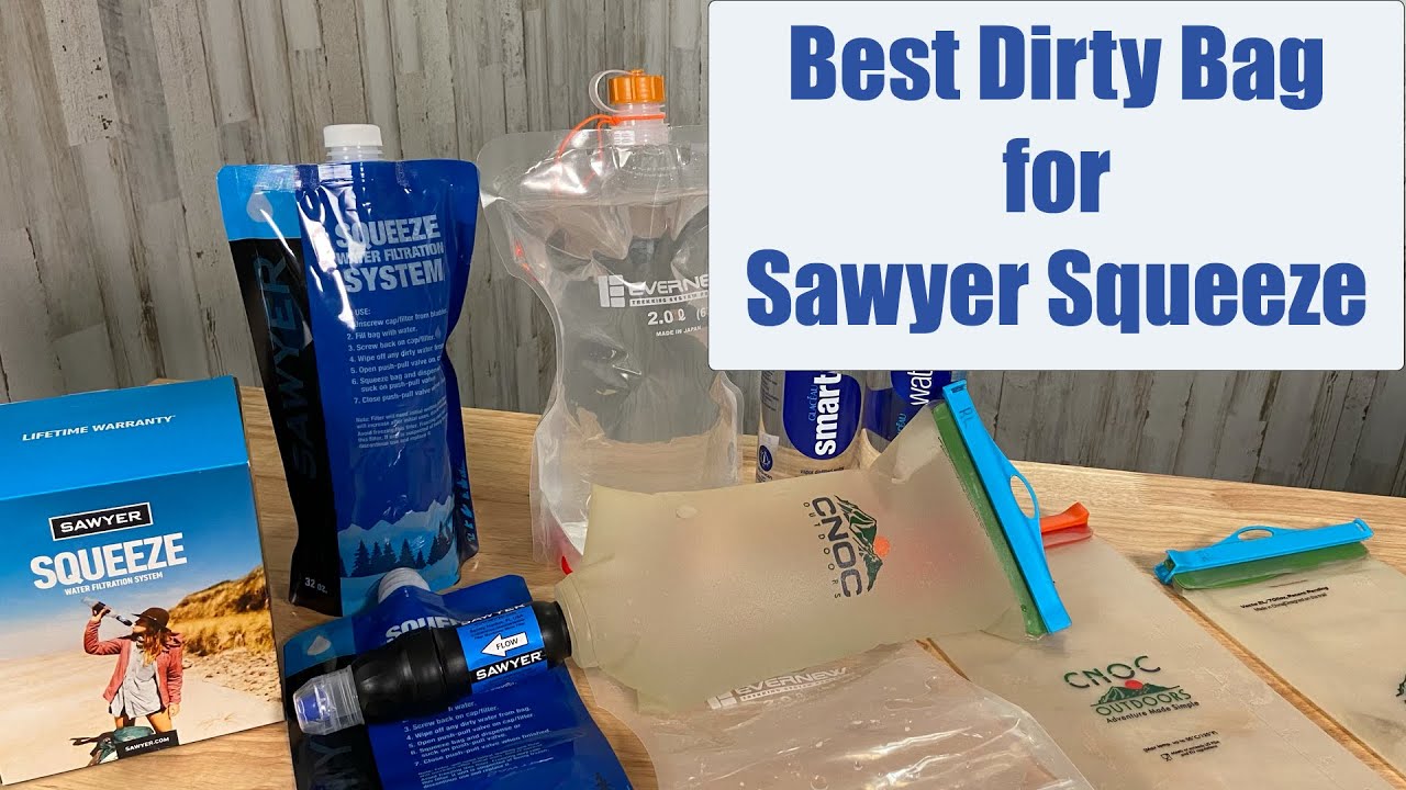 Best Sawyer Squeeze Gravity Dirty Bag 🥇CNOC Vecto Water Container Review