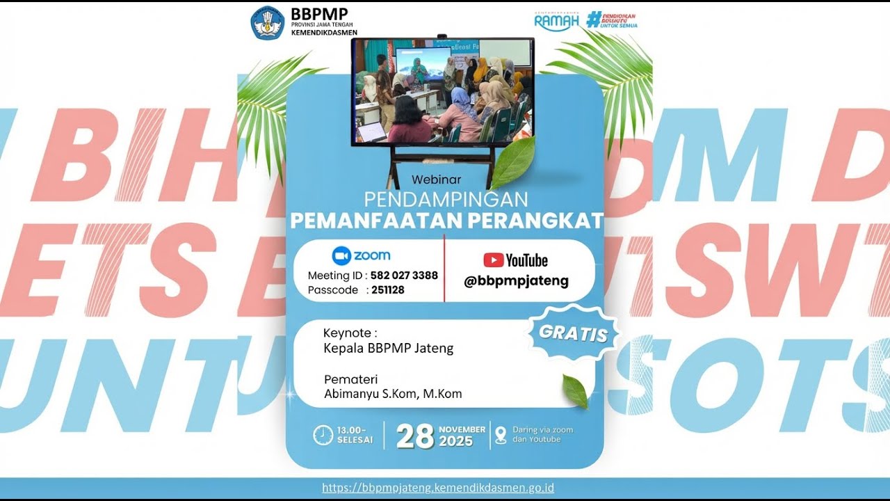 Pendampingan Pemanfaatan Perangkat Papan Interaktif Digital