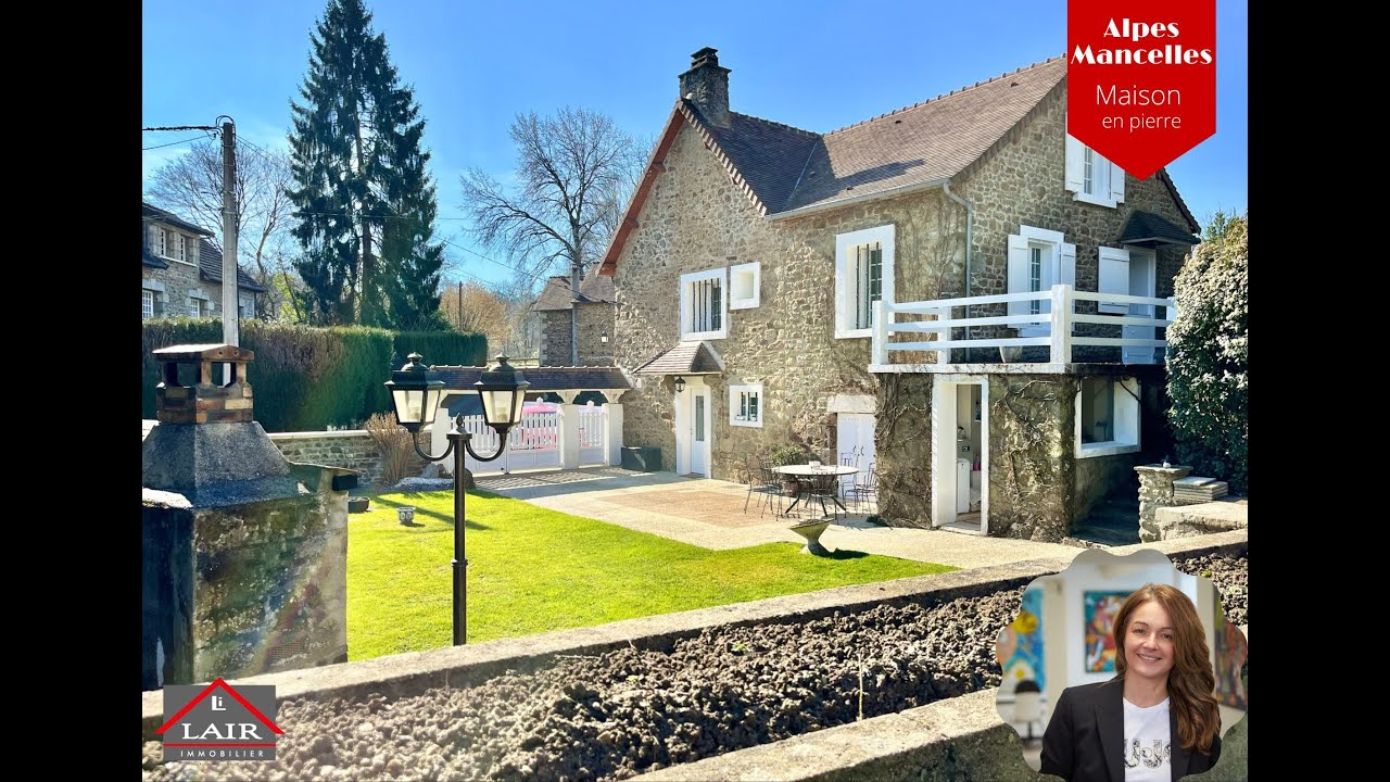Maison en pierre à vendre au cœur des Alpes Mancelles | Lair Immobilier