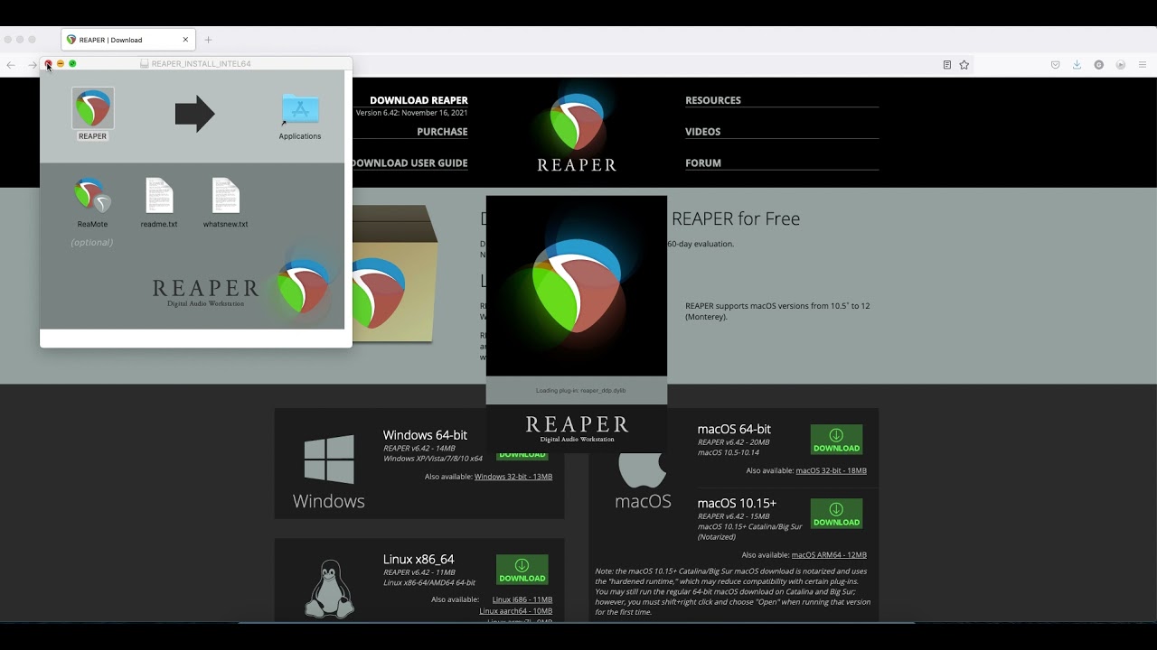 Reaper - Instala&ccedil;&atilde;o e configura&ccedil;&atilde;o de interface