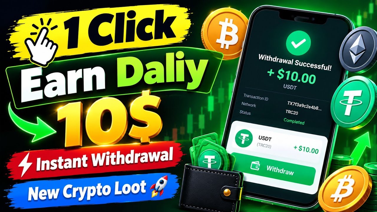 🤑 Receive $10 Instant | New Crypto Loot Today | New Crypto Airdrop Instant Withdraw