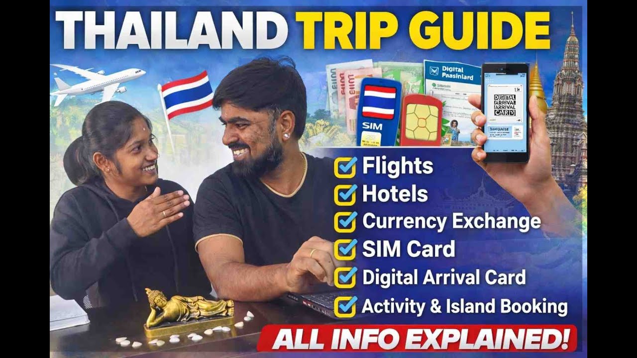 Thailand Trip Full Guide in Kannada | Flights, Hotels, SIM, TDAC, Island Booking #ThailandTrip #TDAC