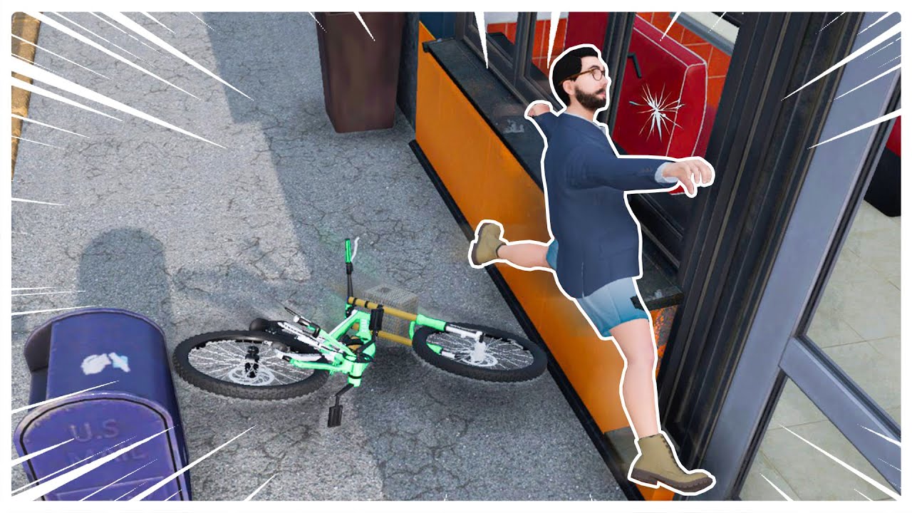 Я жалею, что стал водителем Uber Eats в Money Simulator Brokeville