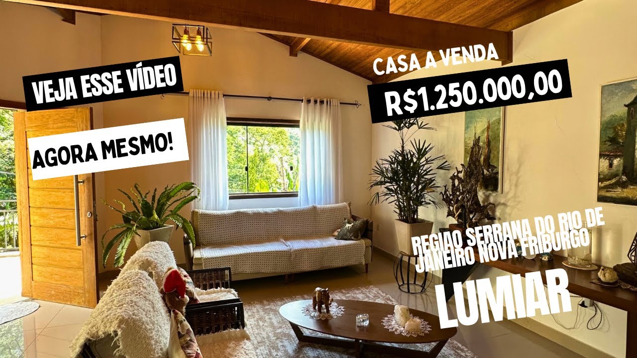 Lindíssima casa a venda próxima ao centro de Lumiar Nova Friburgo Rio de Janeiro 