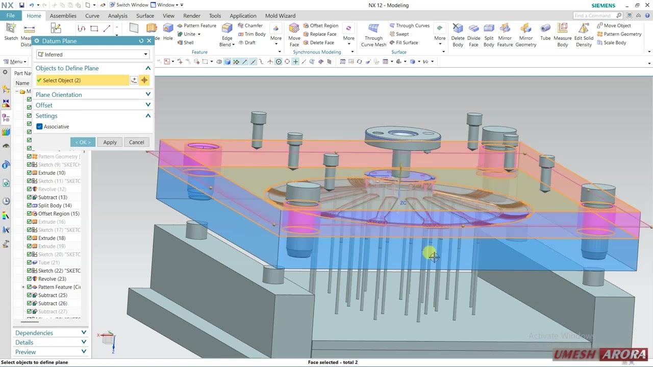 #nx12 #mold  Mold design manual #feed system