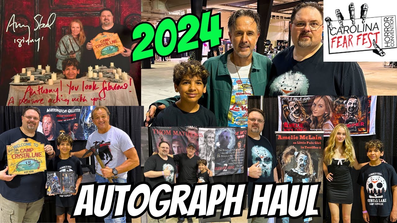 2024 Carolina Fear Fest | Horror Convention | Horror Collectibles and Autograph Haul