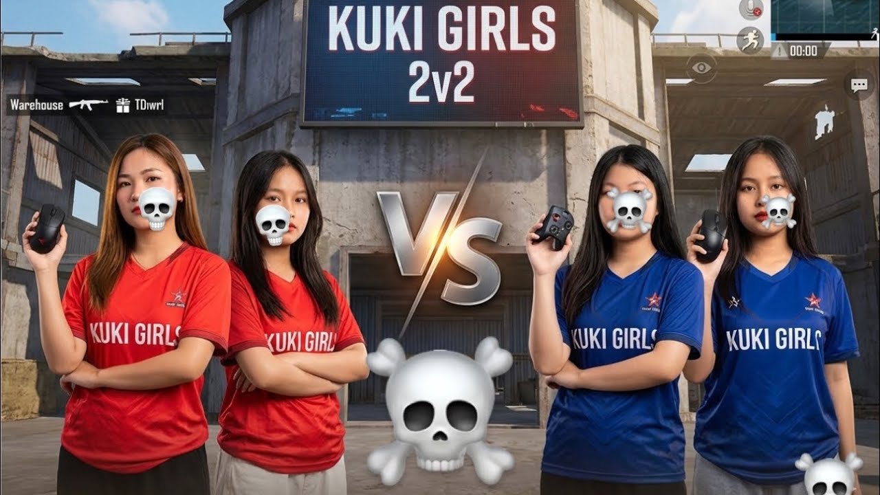 KUKI GIRLS 2v2 FRIENDLY MATCH! Kimnou&Nancy__Me&Helope❤️‍🩹
