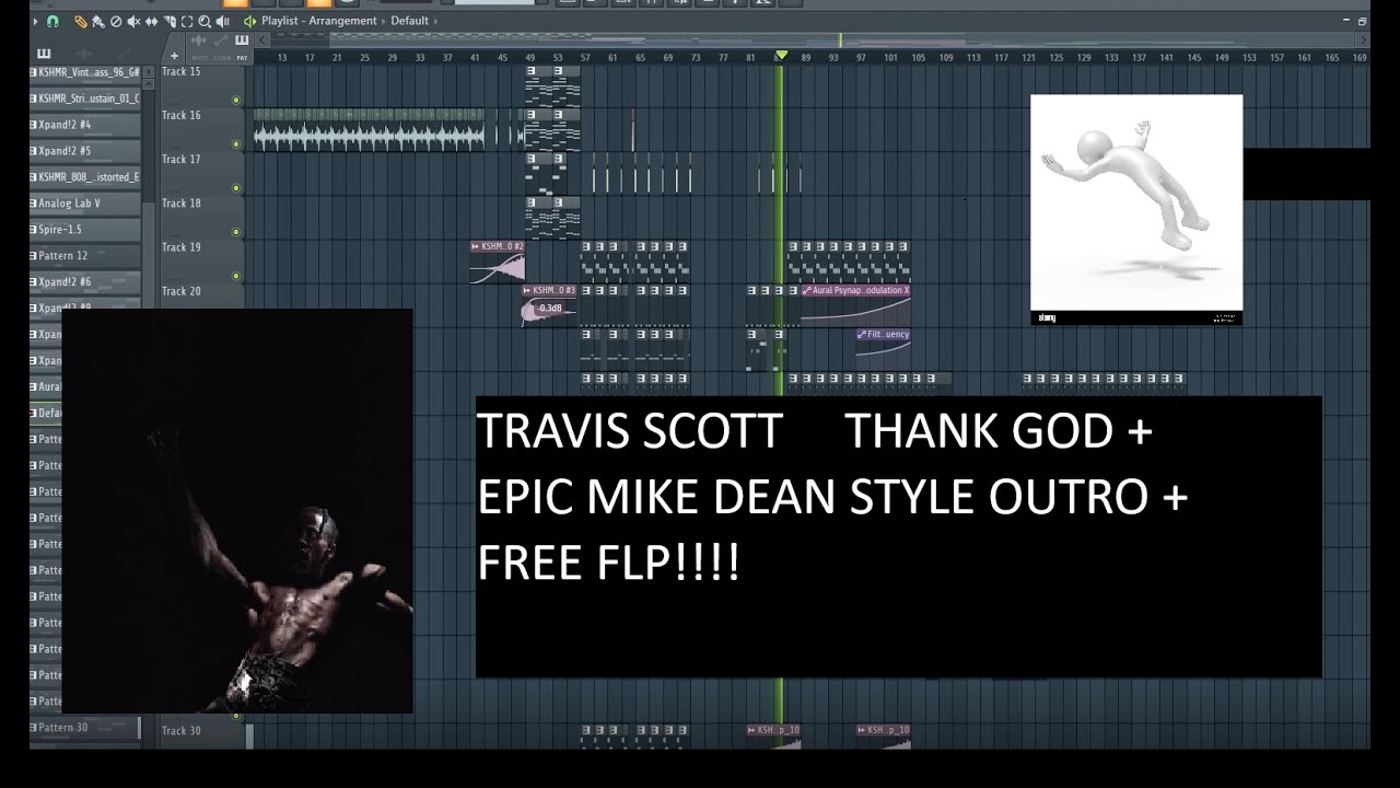 Travis Scott - THANK GOD + EPIC outro+ FREE FLP