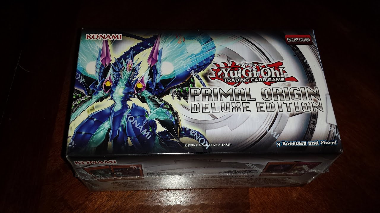 Opening a Yu-Gi-Oh! Primal Origin Deluxe Edition Box (9 Booster Packs)