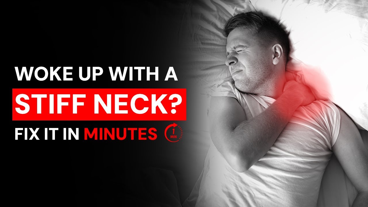 Instantly Relieve Neck Pain From Sleeping Wrong | Fix a Stiff Neck