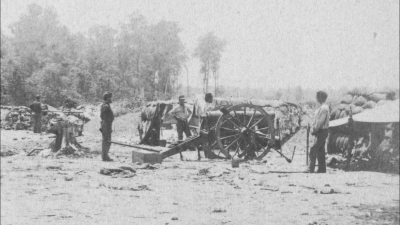 Vintage Photos of Union Soldiers During the Siege of Port Hudson, American Civil War (1863)