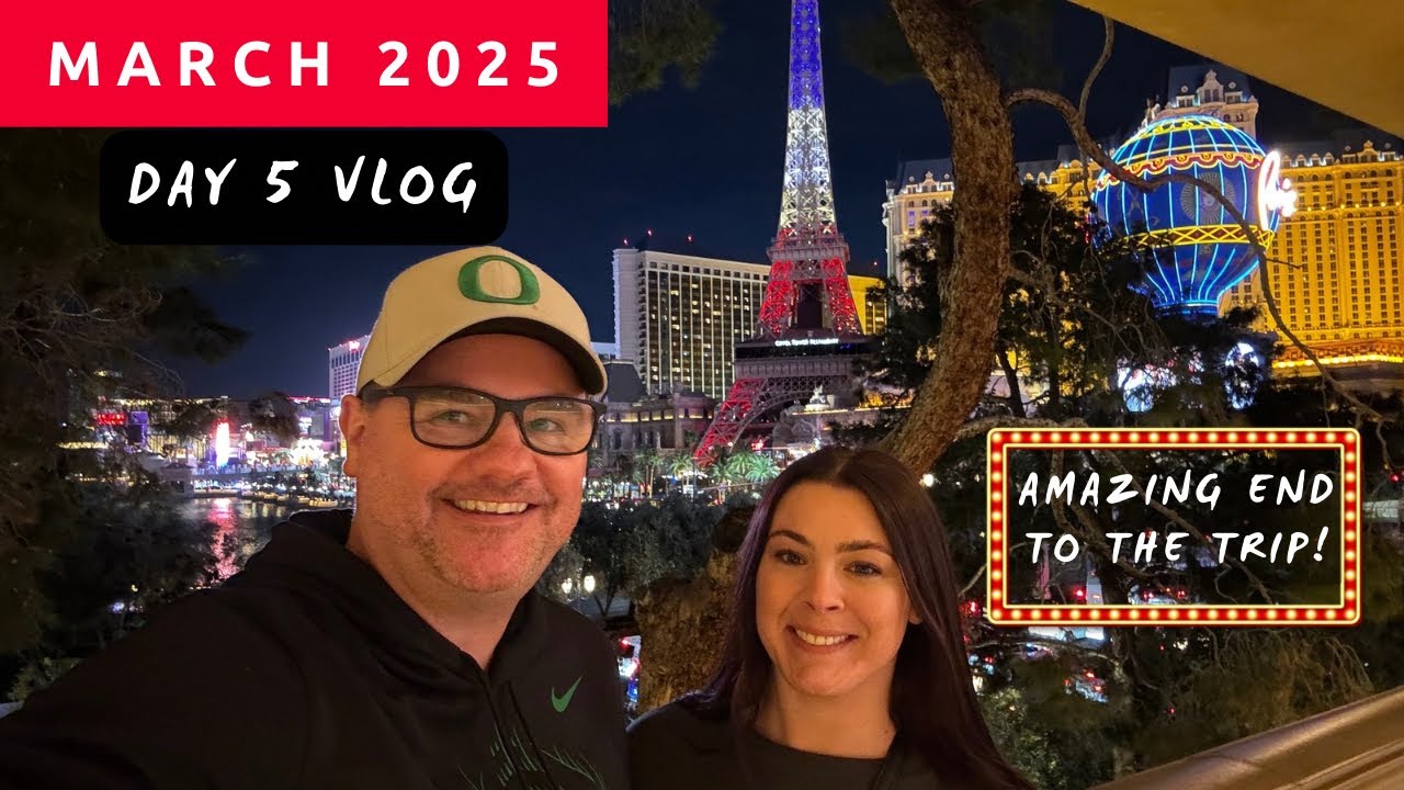 Las Vegas Vlog March Day 5 | Down to our last $100 😅 Amazing Finish to the Trip!