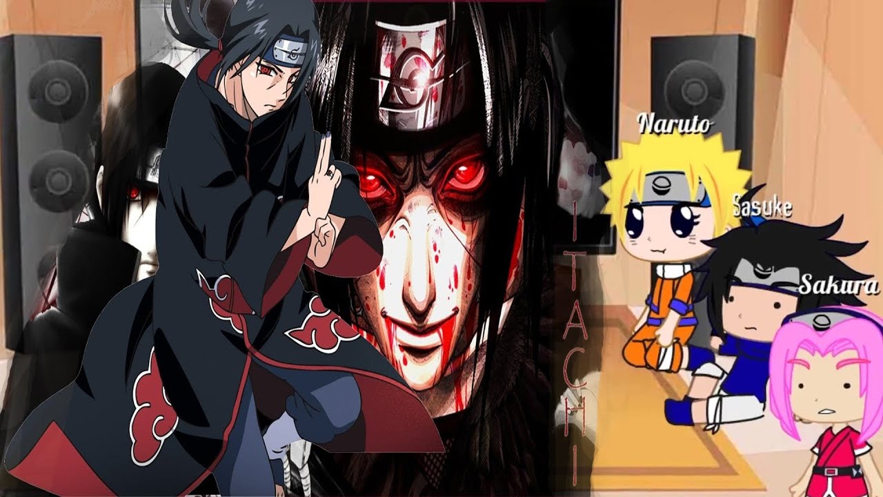 Past Naruto's and Friends react to Itachi Uchiha - Naruto React Compilation
