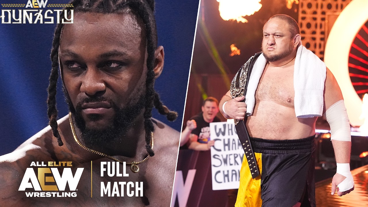 ПОЛНЫЙ МАТЧ: Сверв Стрикленд против Самоа Джо - Чемпионат мира AEW | AEW Dynasty 2024