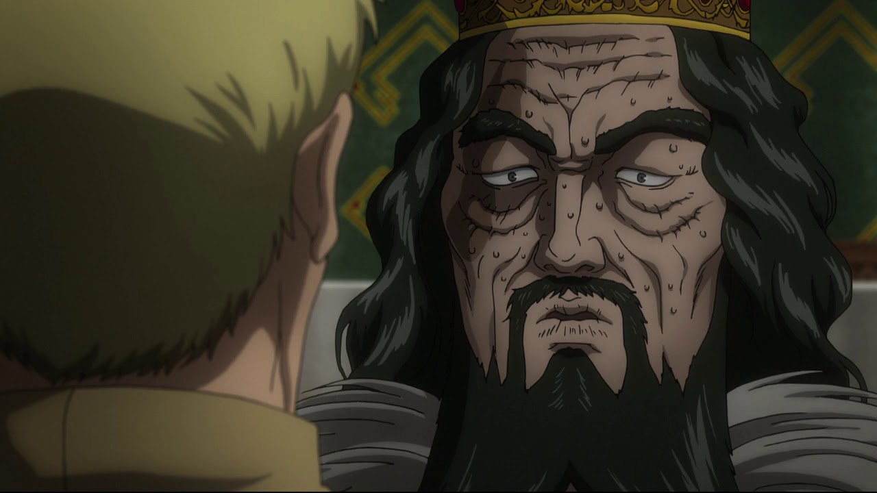 Askeladd kills the king - Vinland Saga