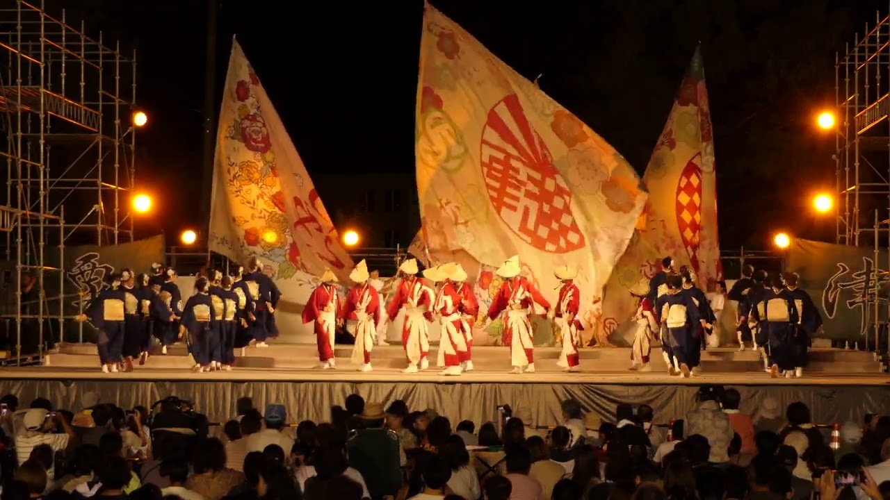 2023あっぱれ祭り　粟津おすえべ花吹雪　ファイナル演舞