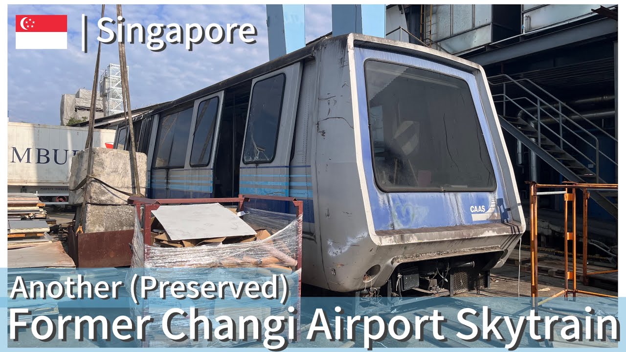HISTORIC! “Preserved” Former Changi Airport Skytrain