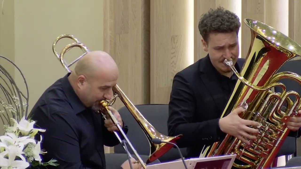 Harmony Trombone Quartet - Hornpipe de Handel