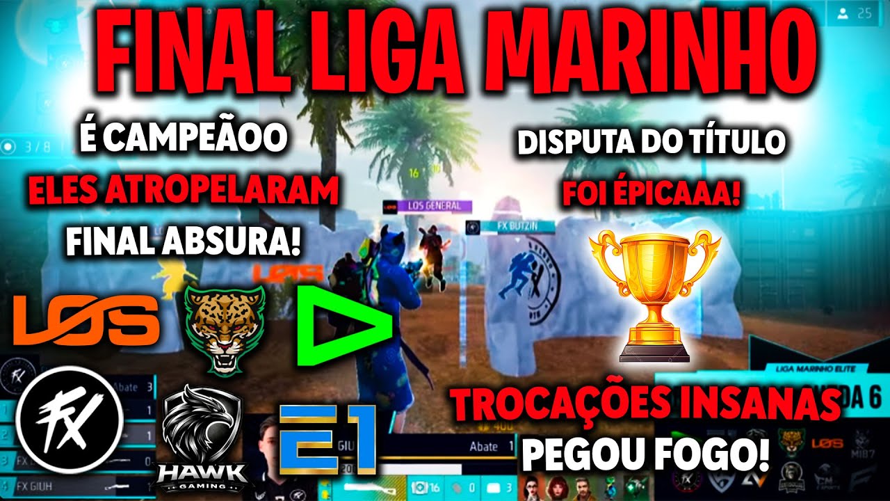 É CAMPEÃOO! RUSH LOS LOUD FLUXO ALPHA7! FOI DECIDIDO NA ULTIMA QUEDA! PEGOU FOGO FINAL LIGA MARINHO