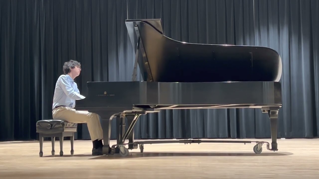 2nd place State Finals CAPMT 2023 Honors Competition, Beethoven Sonata No.3 op.2, Ravel's Jeux d&rsquo;eau
