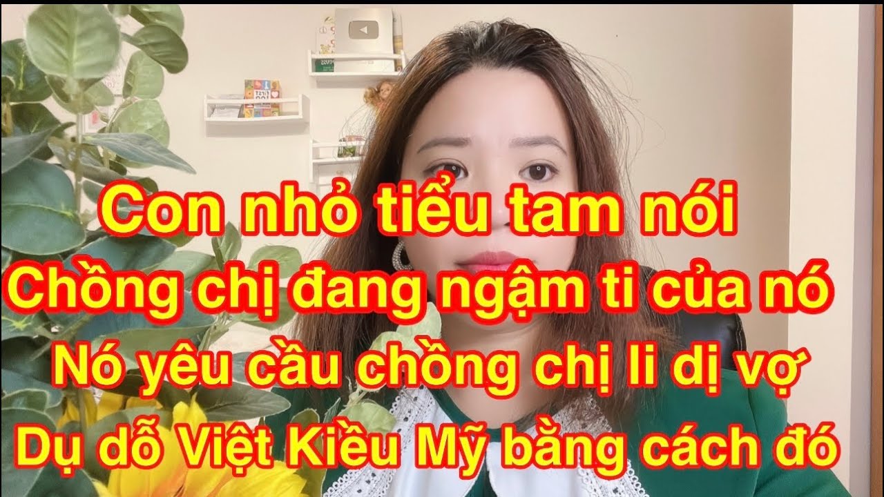 Chồng VK Mỹ bị dính bùa gáidiếm trở về Mỹ lập tức li dị với vợ.