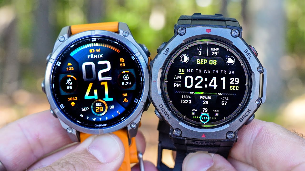 Garmin Fenix 8 vs Amazfit T-Rex 3 In-Depth Comparison!