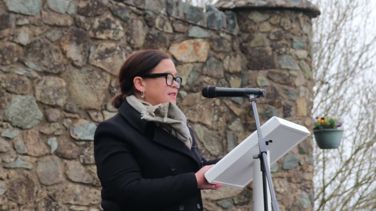 Uachtarán Shinn Féin, Mary Lou McDonald addresses commemoration Carrickmore Easter Sunday
