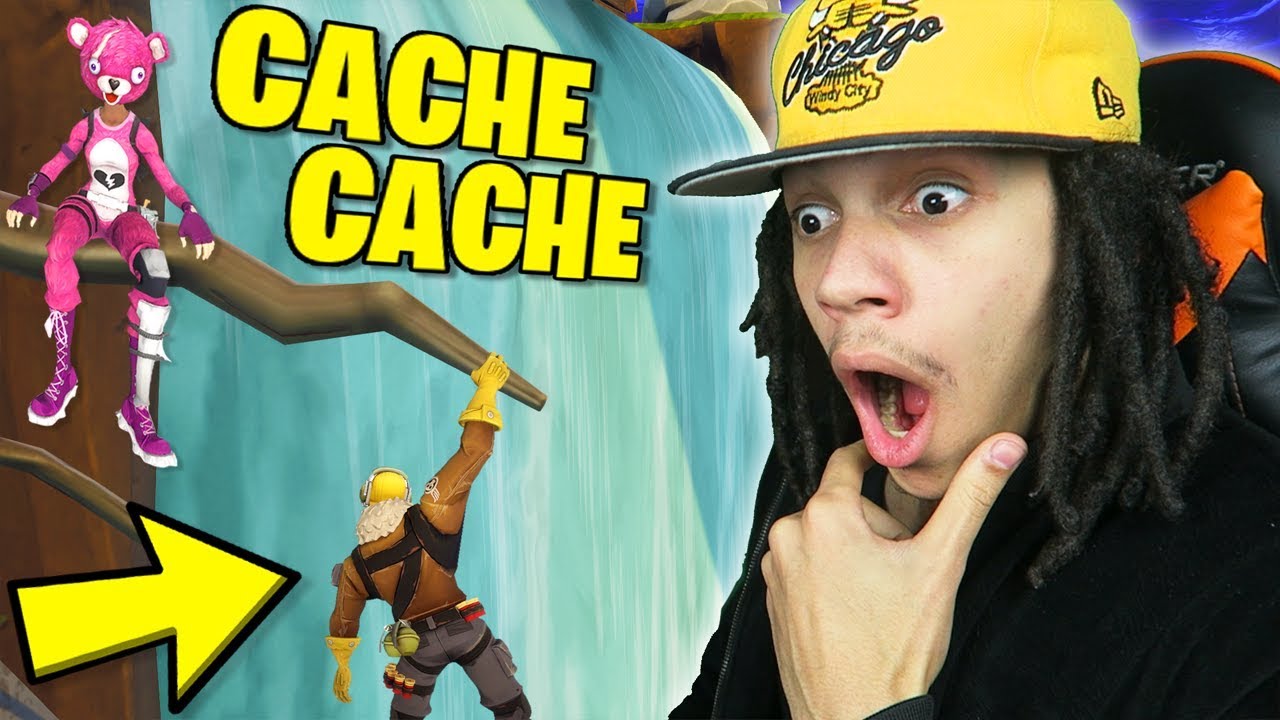 IL VOLE MA CACHETTE !! (Fortnite Cache Cache)