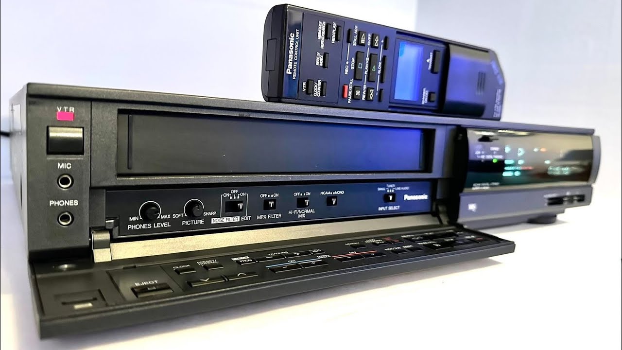 PANASONIC NV-F65B HDMI VHS VCR Super 4-Head Hi-Fi Stereo Video Cassette Recorder