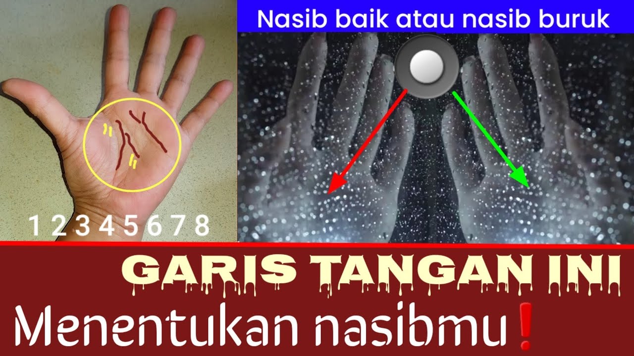 GARIS TANGAN INI MENENTUKAN NASIBMU❗Nasib Baik || Nasib Buruk