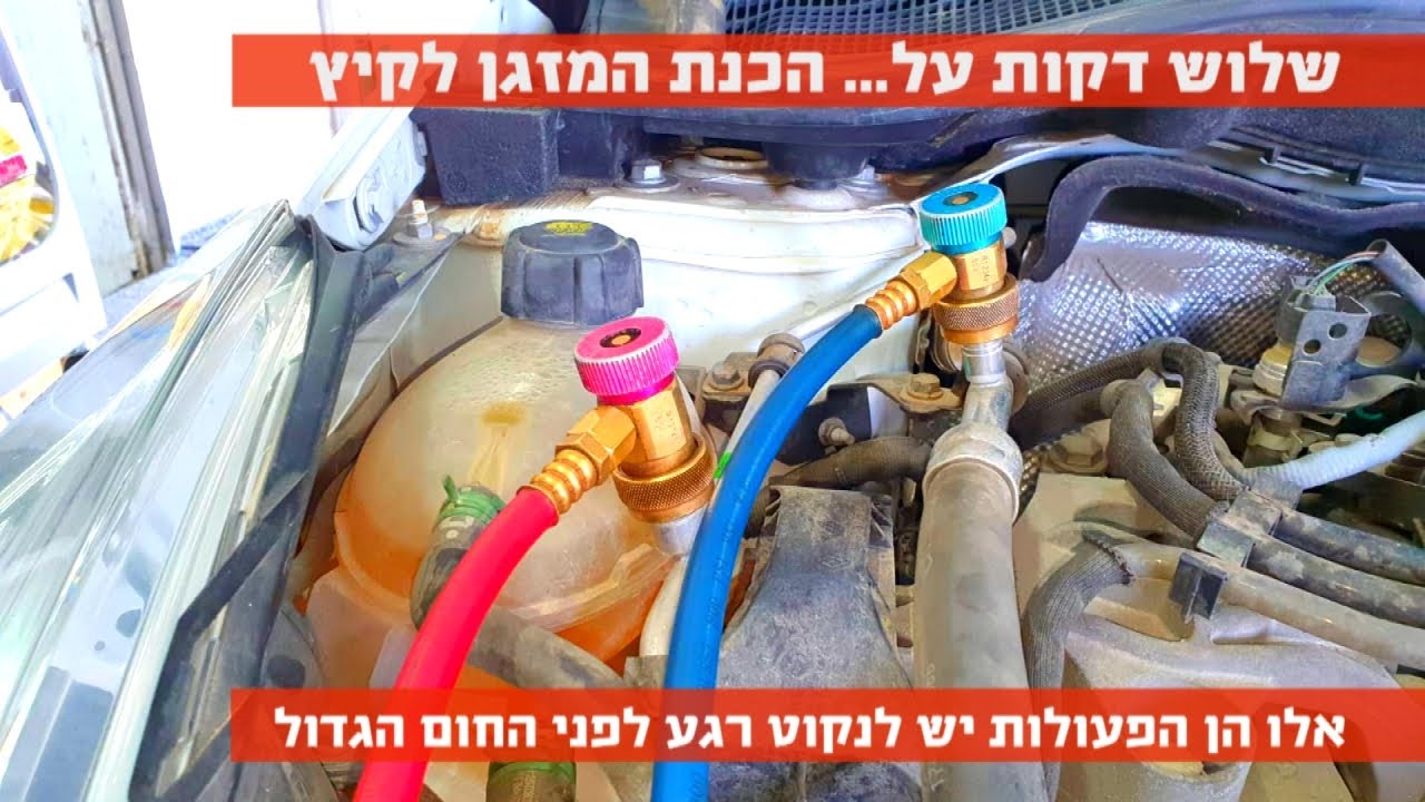 שלוש דקות על... הכנת המזגן לקיץ הלוהט