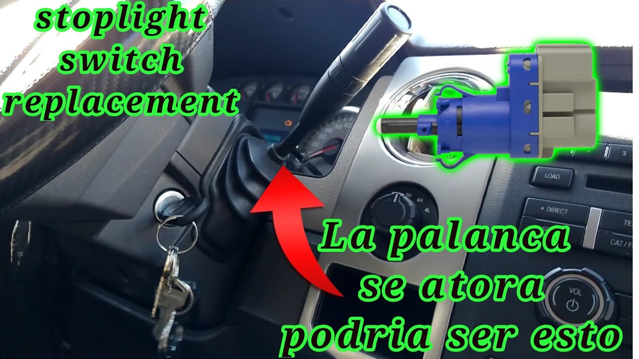 2009 Ford F-150 cómo Reemplazar el interruptor de la luz de freno (Stoplight switch replacement)