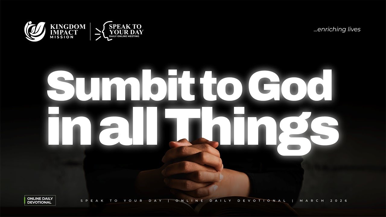 Morning Prayer: Speak to Your Day | Daily Devotional with Pastor Ojuh | March 4, 2026