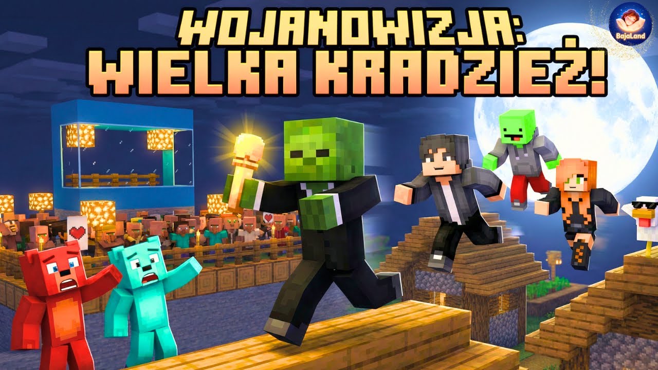 WOJANOWIZJA: WIELKA BITWA O ZŁOTY MIKROFON. Audiobook dla dzieci #minecraft #wojan