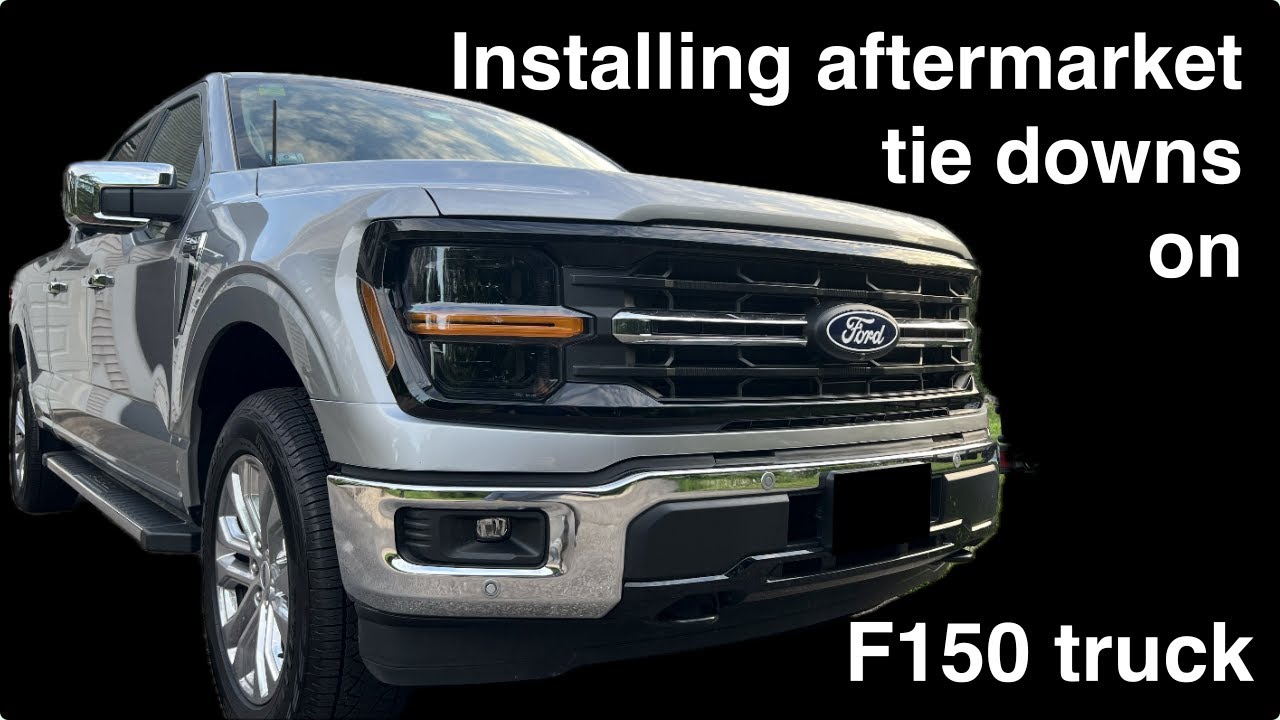 Installing aftermarket tie downs on F150 truck