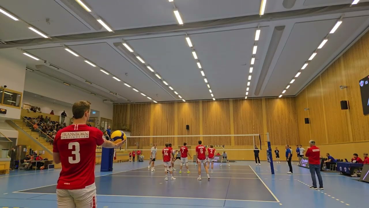 OVK vs UPPSALA condensed match, jersey number 3 red
